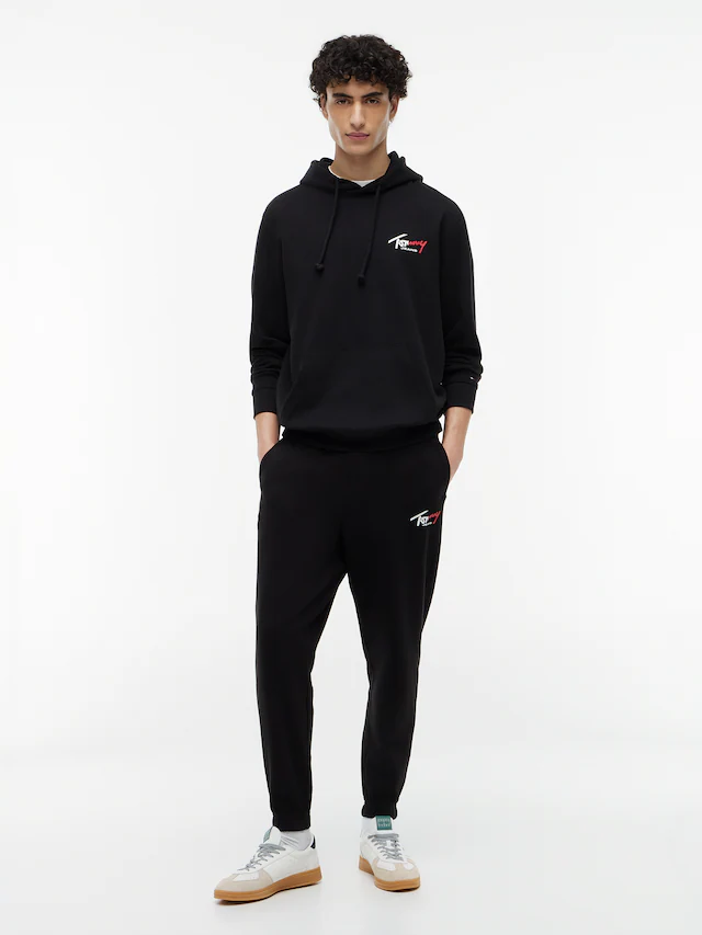 Tommy Jeans Jogginghose »TJM REGULAR SIGNATURE« mit Logo und Bündchen