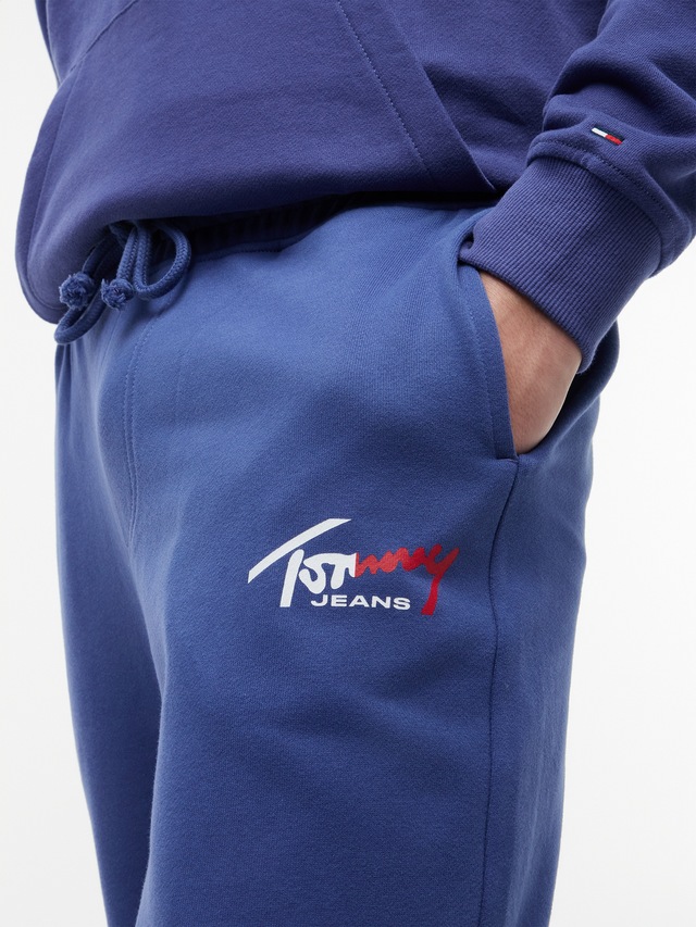 Tommy Jeans Jogginghose »TJM REGULAR SIGNATURE« mit Logo und Bündchen