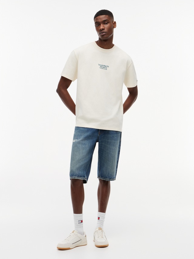 Tommy Jeans T-Shirt »TJM RELAX FIT SAILBOAT« aus Jersey mit Rückengrafik