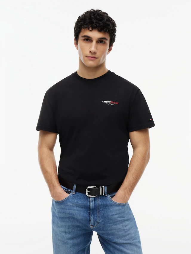 Tommy Jeans T-Shirt »TJM REGULAR DNA GRAPHIC SHORT SLEEVE EXT« Regular fit mit Backprint, Rundhals