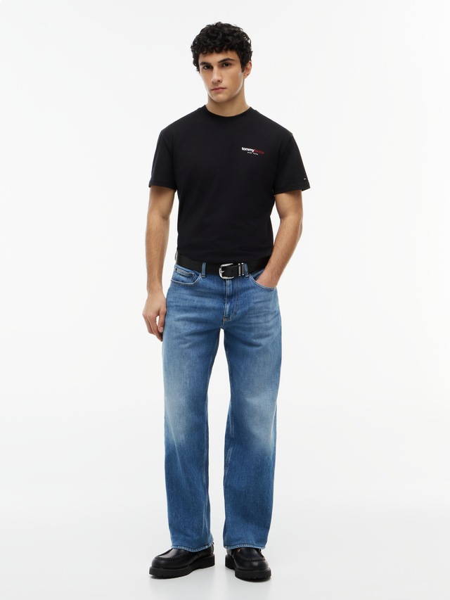 Tommy Jeans T-Shirt »TJM REGULAR DNA GRAPHIC SHORT SLEEVE EXT« Regular fit mit Backprint, Rundhals