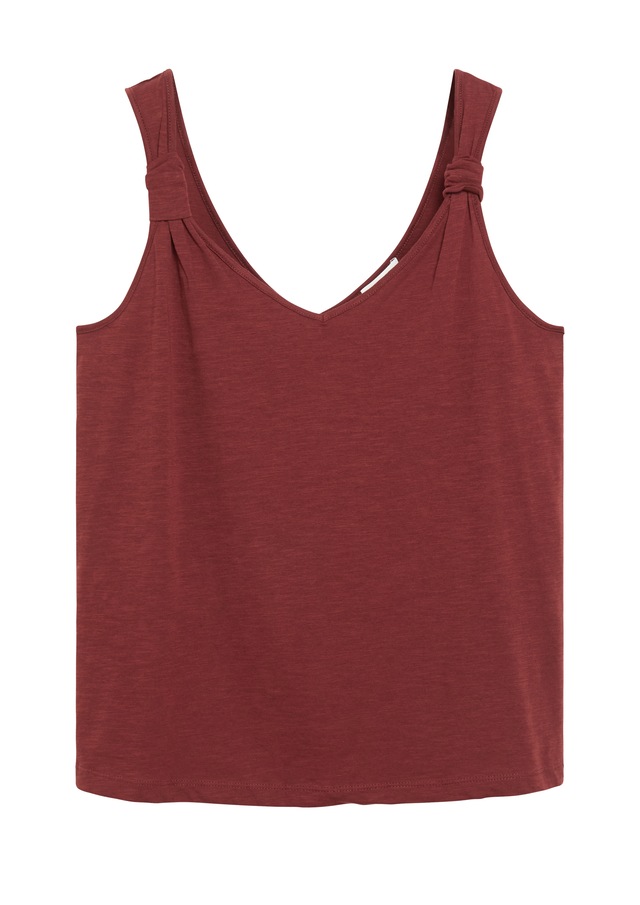 s.Oliver Shirttop Sommertop mit Knoten-Detail