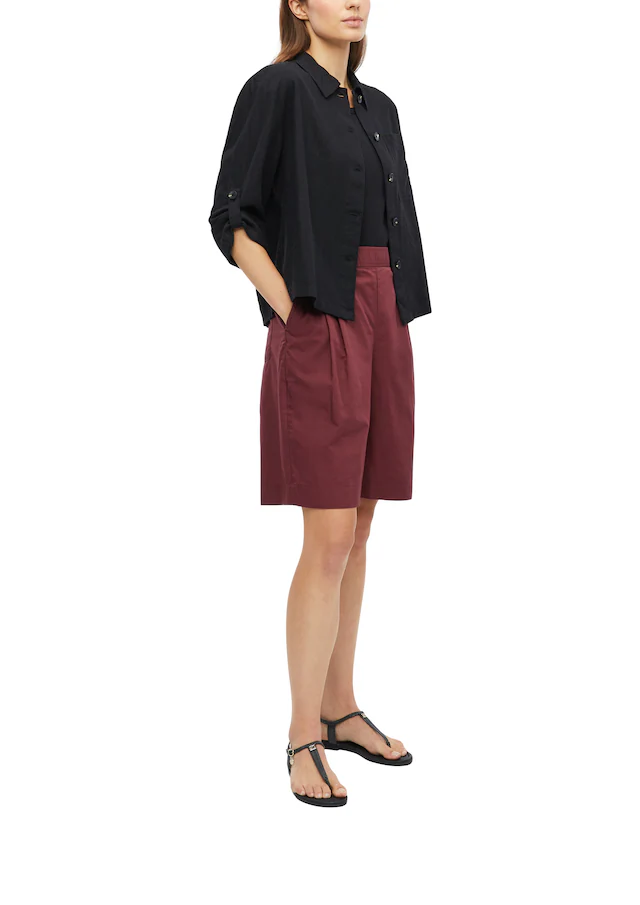 s.Oliver Bermudas Lange Shorts mit Gummizug