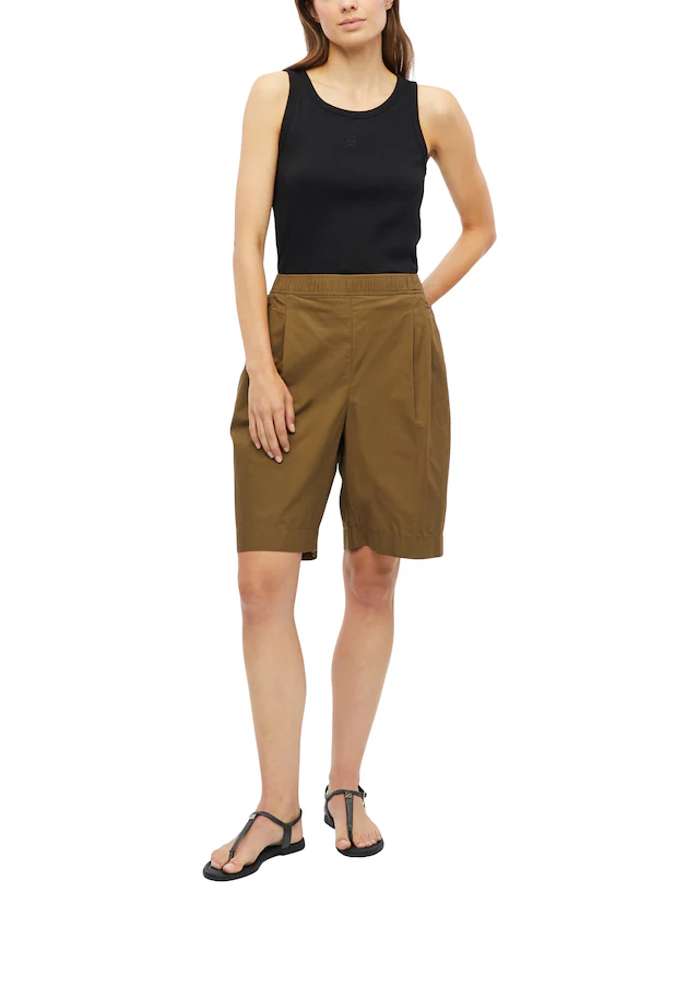 s.Oliver Bermudas Lange Shorts mit Gummizug