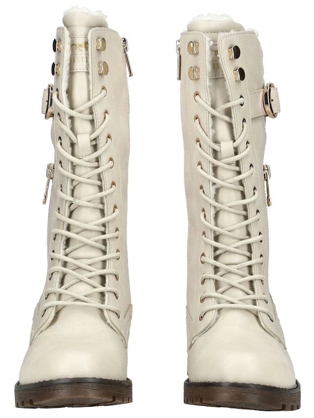 Mustang Shoes Schnürstiefel »Mustang Shoes Stiefel Lederimitat«