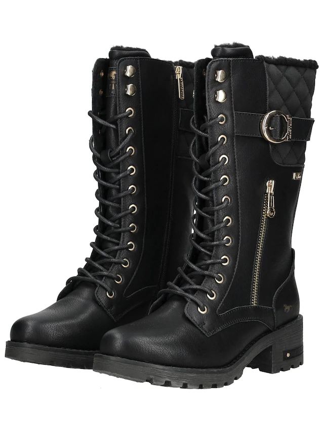 Mustang Shoes Schnürstiefel »Mustang Shoes Stiefel Lederimitat«