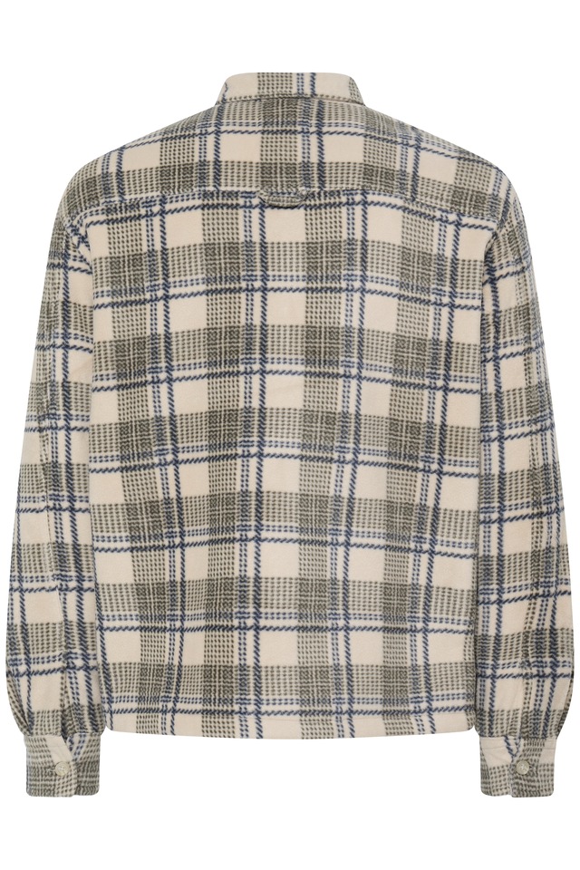 Blend Langarmhemd »BHBAKI SHIRT CHECK« Kunstfaser, regular fit