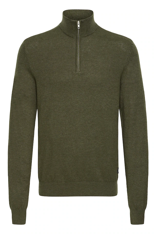 Blend Stehkragenpullover »BHBAGGE HALF ZIPP KNIT« Baumwollmischung, regular fit