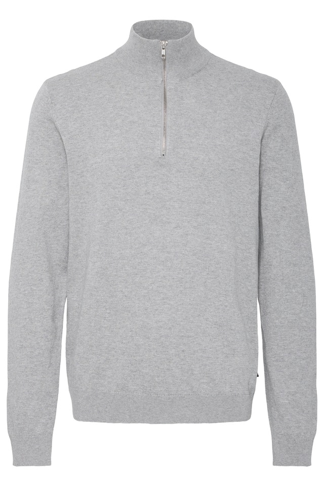 Blend Stehkragenpullover »BHBAGGE HALF ZIPP KNIT« Baumwollmischung, regular fit