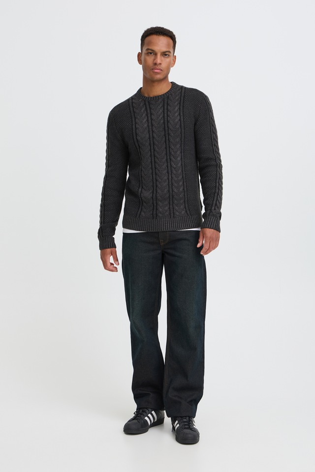 Blend Rundhalspullover »BHBASIM CREW« Baumwollmischung, regular fit