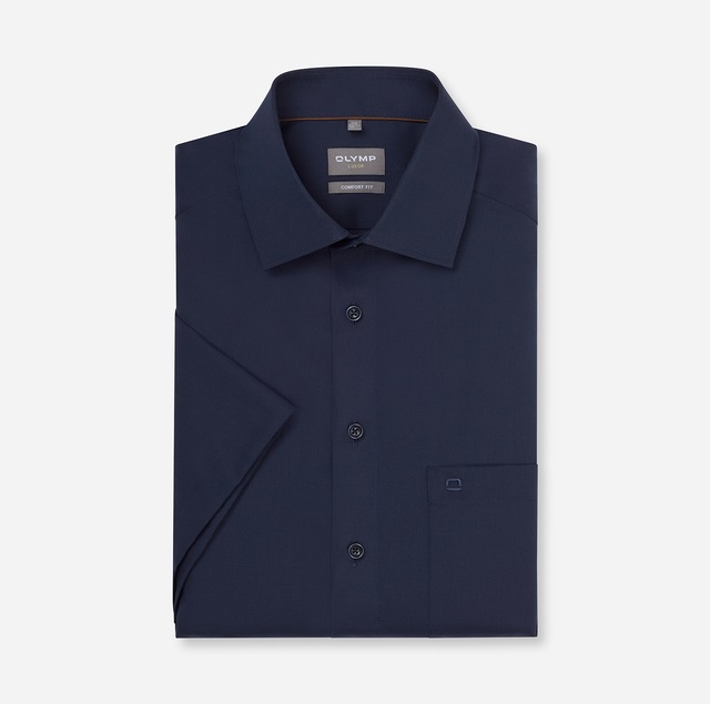 OLYMP Kurzarmhemd »Luxor« Businesshemd, comfort fit, New Kentkragen