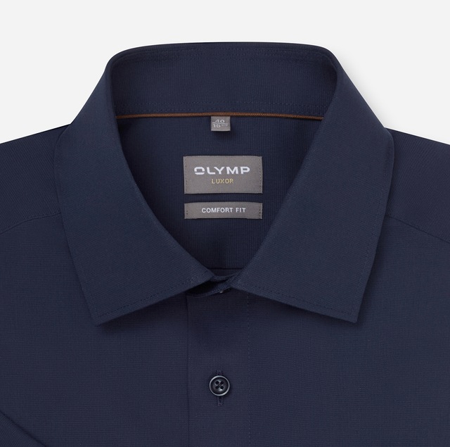 OLYMP Kurzarmhemd »Luxor« Businesshemd, comfort fit, New Kentkragen