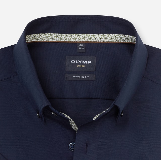 OLYMP Kurzarmhemd »Luxor« Businesshemd, modern fit, Button-down-Kragen