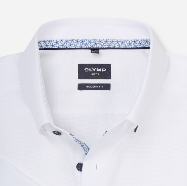 OLYMP Kurzarmhemd »Luxor« Businesshemd, modern fit, Button-down-Kragen
