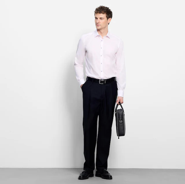 OLYMP Langarmhemd »Level Five« Businesshemd, Kentkragen, body fit