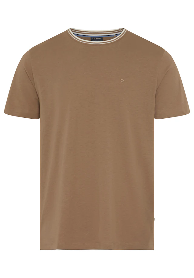 OLYMP T-Shirt regular fit, Rundhals, casual