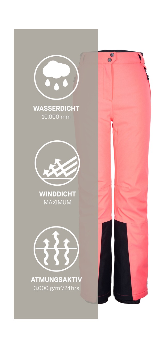 Killtec Skihose »KSW 278 WMN SKI PNTS« Wind- und wasserdicht, atmungsaktiv, verstellbarer Bund, Kantenschutz