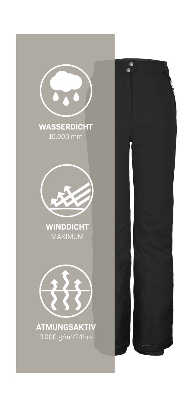 Killtec Skihose »KSW 278 WMN SKI PNTS« Wind- und wasserdicht, atmungsaktiv, verstellbarer Bund, Kantenschutz