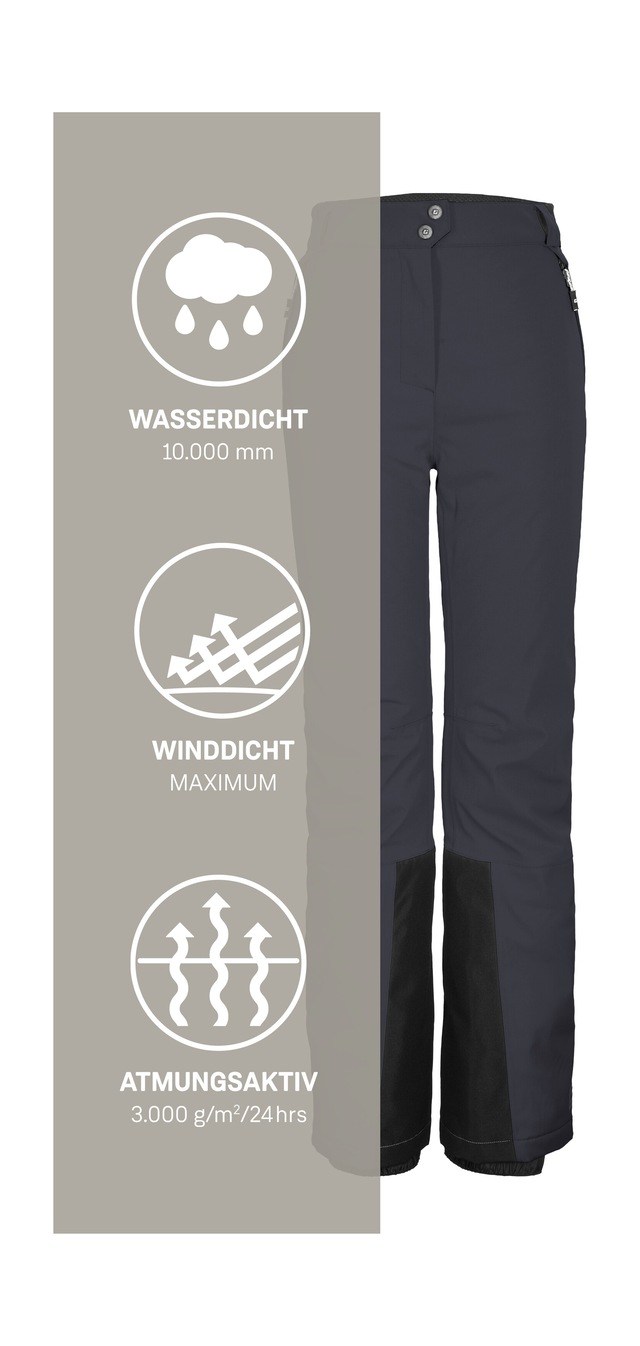 Killtec Skihose »KSW 278 WMN SKI PNTS« Wind- und wasserdicht, atmungsaktiv, verstellbarer Bund, Kantenschutz