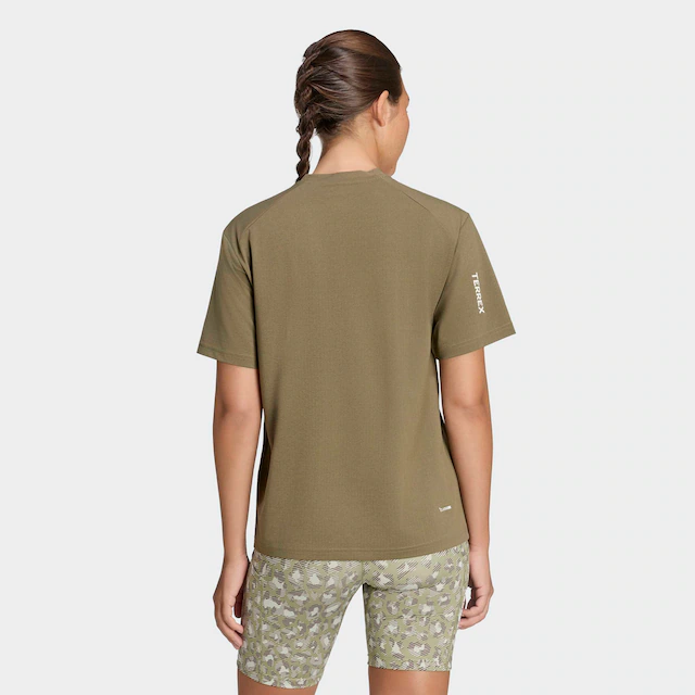 adidas TERREX Funktionsshirt »W MT LOG TECH T« für Sportmode und Outdoormode, mit Rundhalsausschnitt, Kurzarm