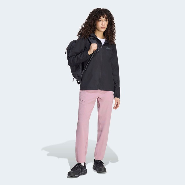 adidas TERREX Outdoorjacke »W MT ESS 2L R J« sportlicher Stil, aus Polyester, mit Climaproof® Technologie