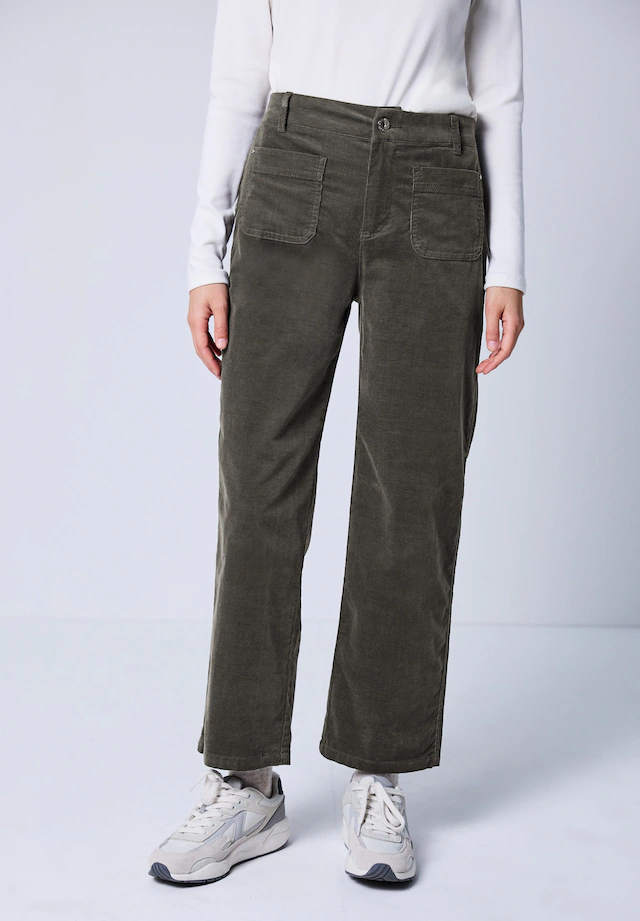 STREET ONE STUDIO Cordhose High Waist