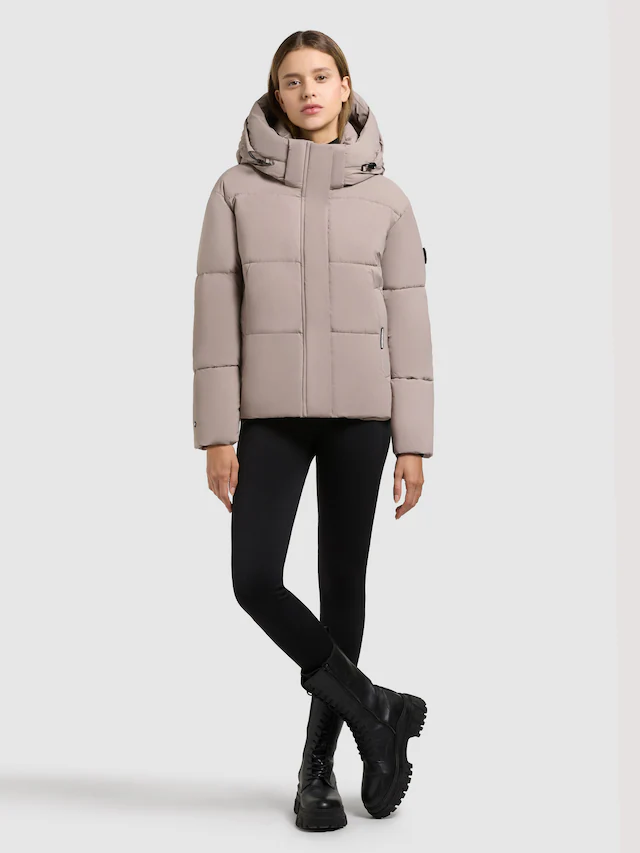 khujo Steppjacke »DEVINA2 MATT« mit Kapuze