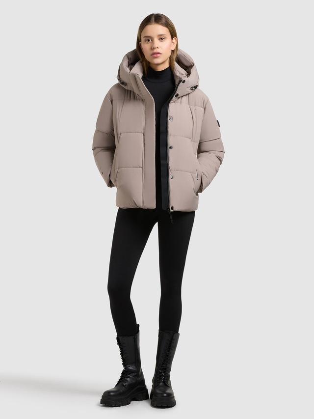 khujo Steppjacke »DEVINA2 MATT« mit Kapuze