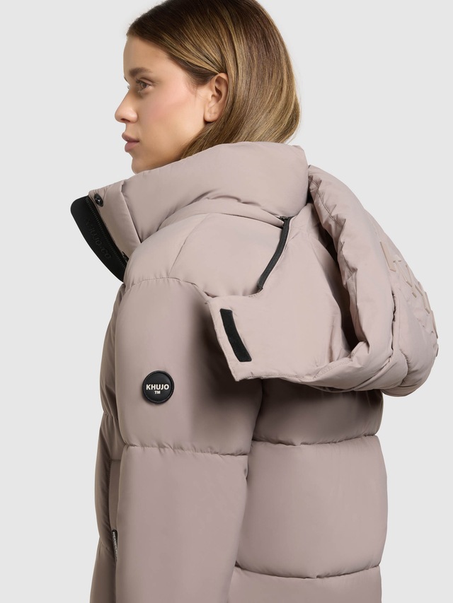 khujo Steppjacke »DEVINA2 MATT« mit Kapuze