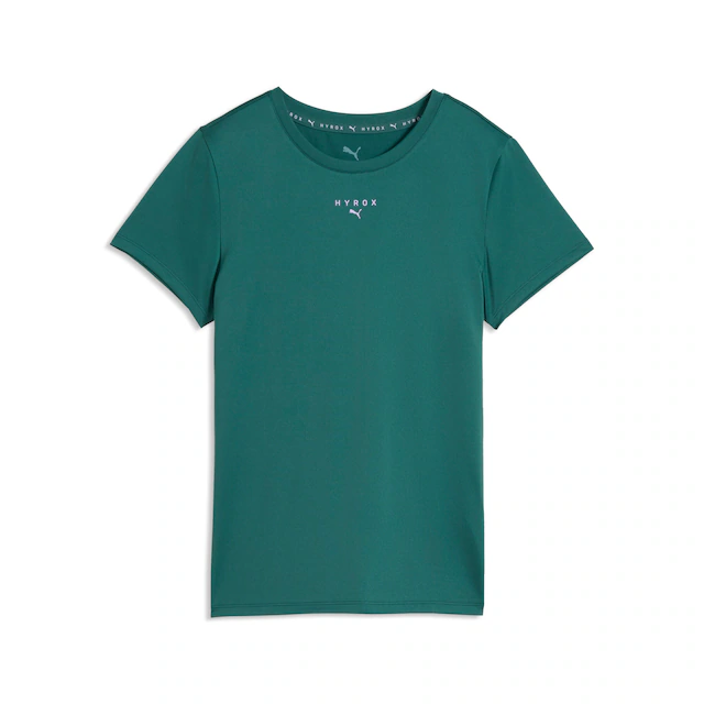 PUMA Trainingsshirt »W X HYROX POLY GRAPHIC TEE« Regular Fit, schnell trocknendes Material, atmungsaktiv