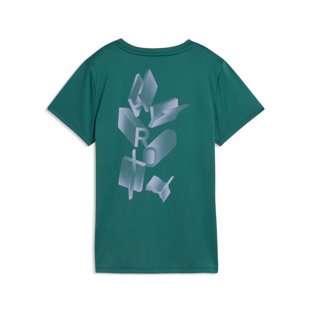 PUMA Trainingsshirt »W X HYROX POLY GRAPHIC TEE« Regular Fit, schnell trocknendes Material, atmungsaktiv