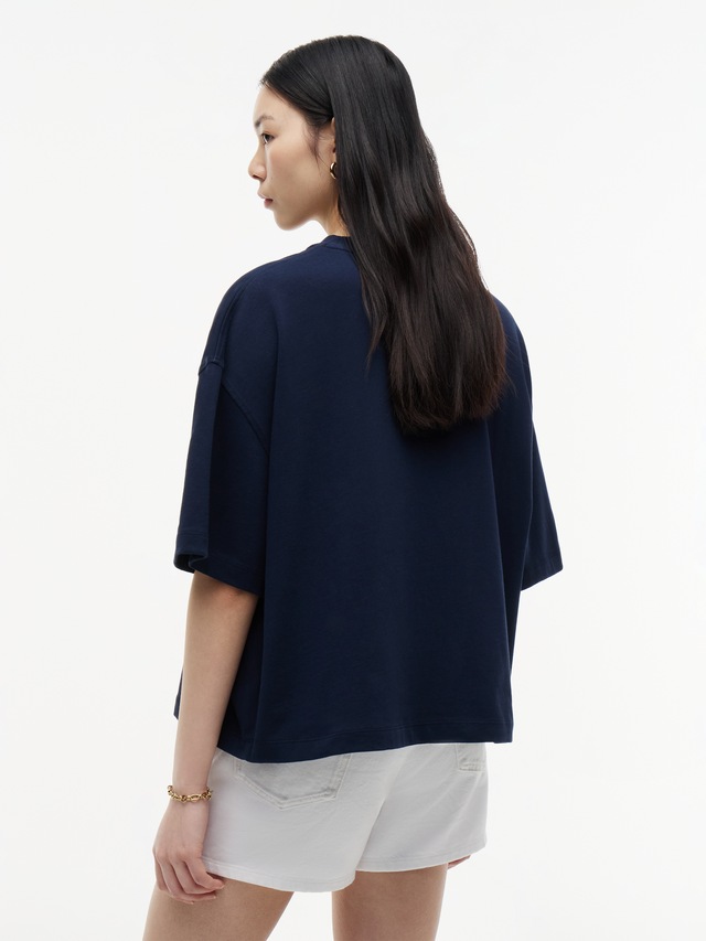 Tommy Hilfiger Kurzarmshirt »VARSITY CREST RLX SS T-SHIRT« Baumwolle, relaxed fit, Logoprint