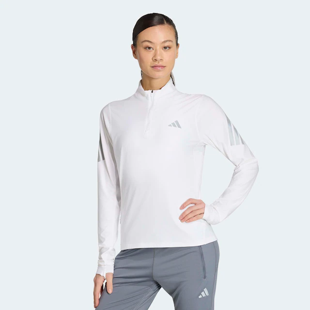 adidas Performance Rollkragenshirt »ADI365 ICONIC RUNNING, REISSVERSCHLUSS BIS ZUR BRUST«