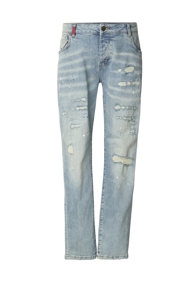2Y Premium Bequeme Jeans »2Y Premium 2Y LEONARDO RIPPED SLIM FIT JEANS«