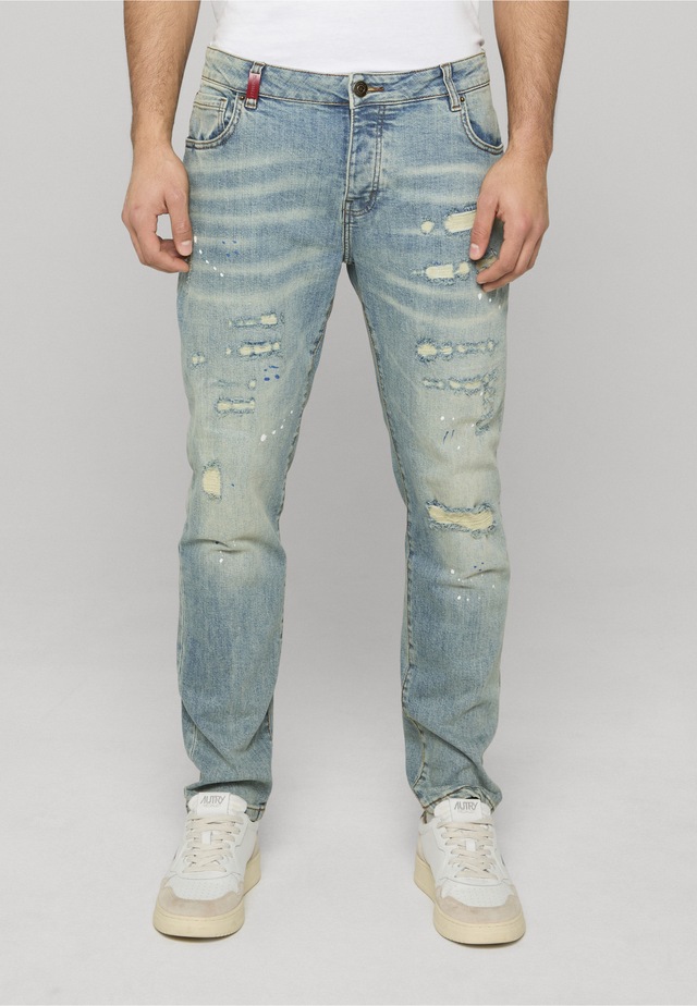 2Y Premium Bequeme Jeans »2Y Premium 2Y LEONARDO RIPPED SLIM FIT JEANS«