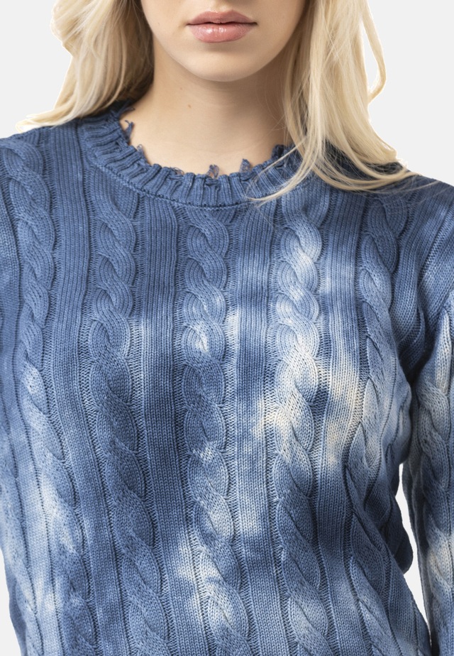Cipo & Baxx Strickpullover »WP268« 1 Tie-Dye Optik