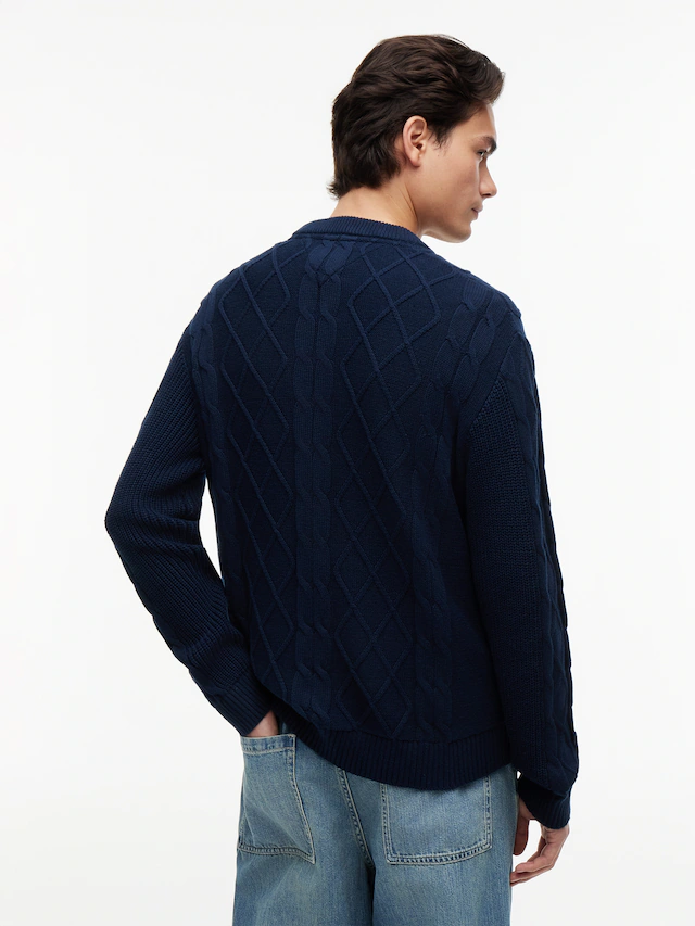 Tommy Jeans Rundhalspullover »TJM REG CABLE KNIT SWEATER«