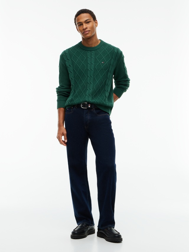 Tommy Jeans Rundhalspullover »TJM REG CABLE KNIT SWEATER«