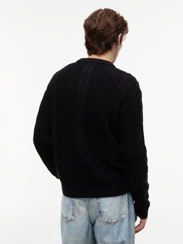Tommy Jeans Rundhalspullover »TJM REG CABLE KNIT SWEATER«