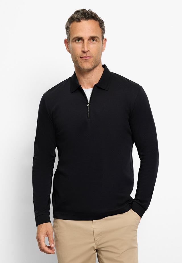 OLYMP Poloshirt »OLYMP Casual Wirk, Polo langarm«
