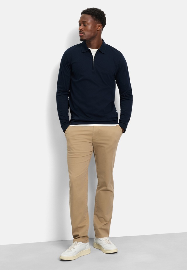 OLYMP Poloshirt »OLYMP Casual Wirk, Polo langarm«