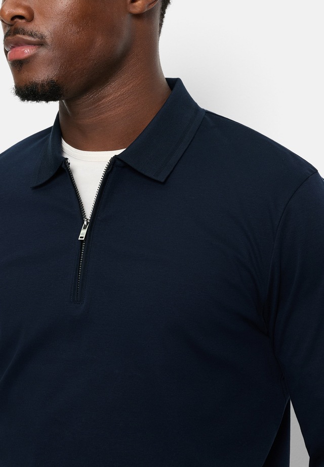 OLYMP Poloshirt »OLYMP Casual Wirk, Polo langarm«