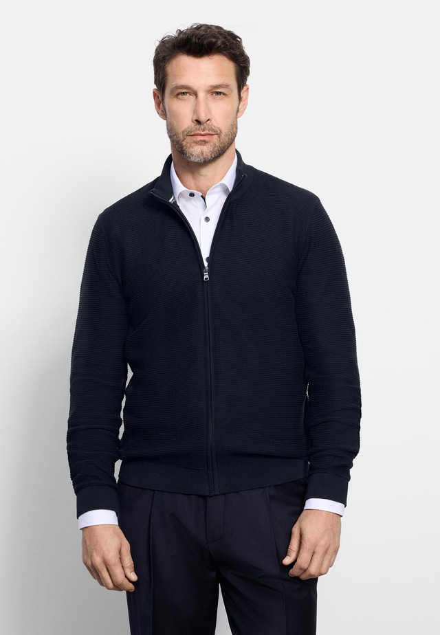 OLYMP Sweatjacke »OLYMP Casual Strick, Sweatjacke«