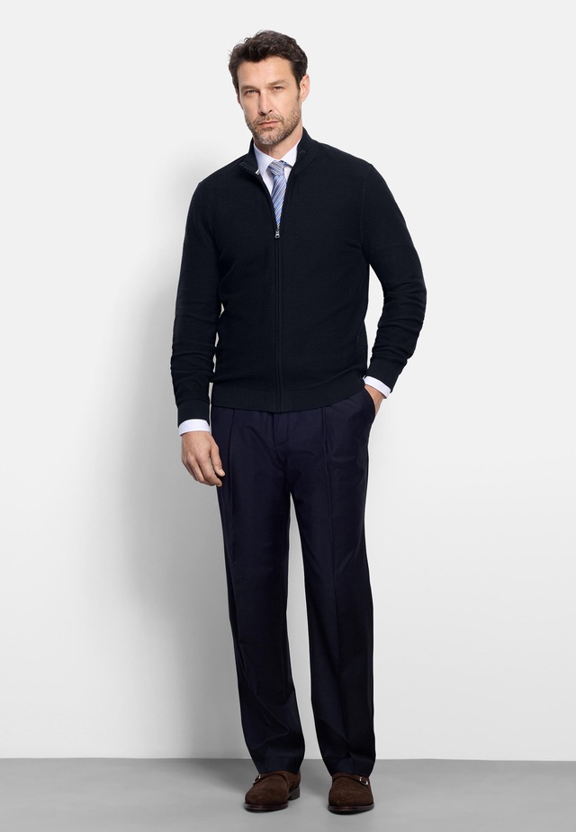OLYMP Sweatjacke »OLYMP Casual Strick, Sweatjacke«