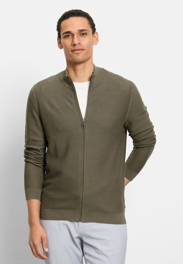 OLYMP Sweatjacke »OLYMP Casual Strick, Sweatjacke«