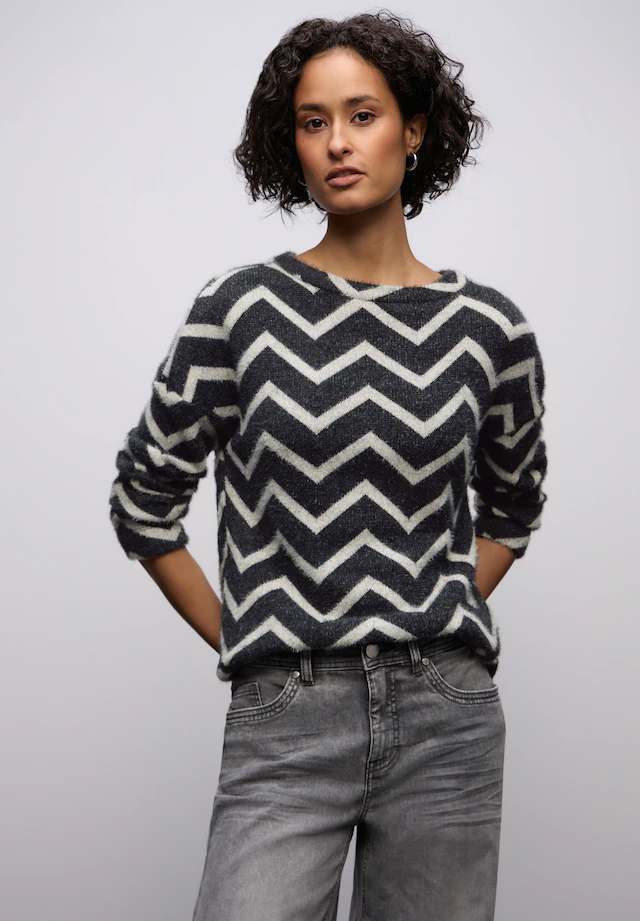 STREET ONE Langarmshirt im Shirt-Style