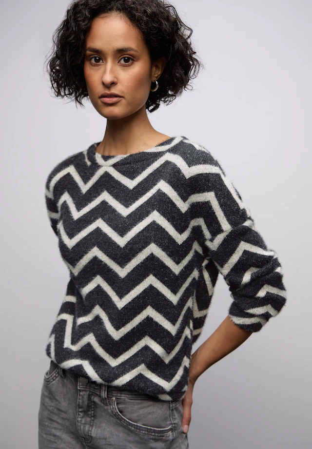 STREET ONE Langarmshirt im Shirt-Style