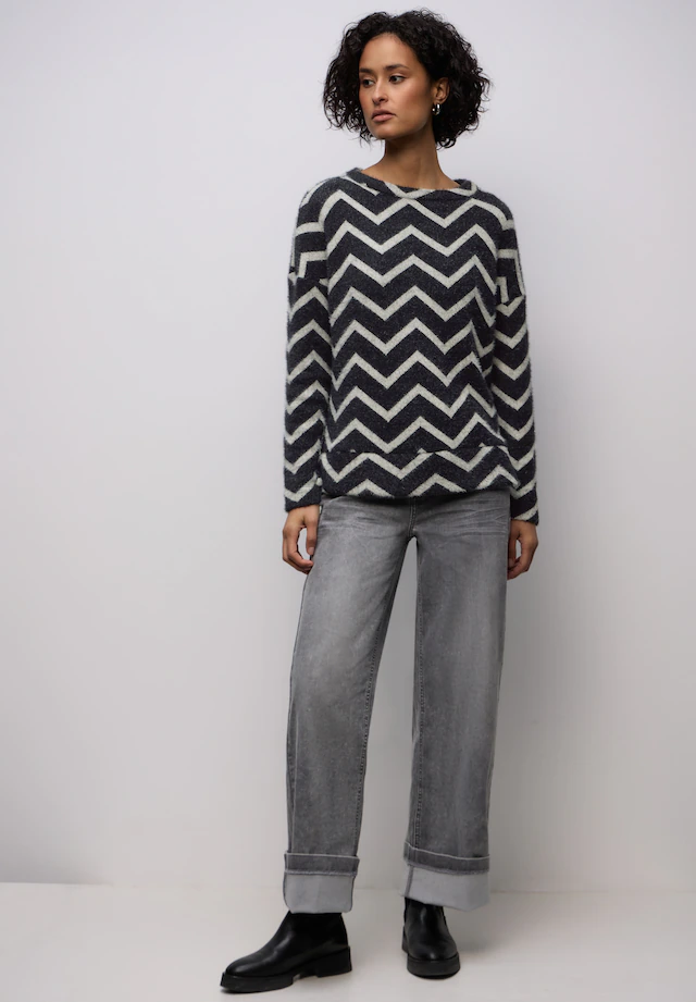 STREET ONE Langarmshirt im Shirt-Style