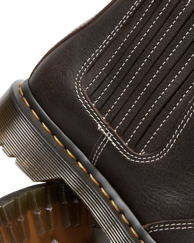 DR. MARTENS Winterboots »2976 Leonore II« Blockabsatz, Stiefelette, Schlupfboots mit Fellimitat am Schaftrand