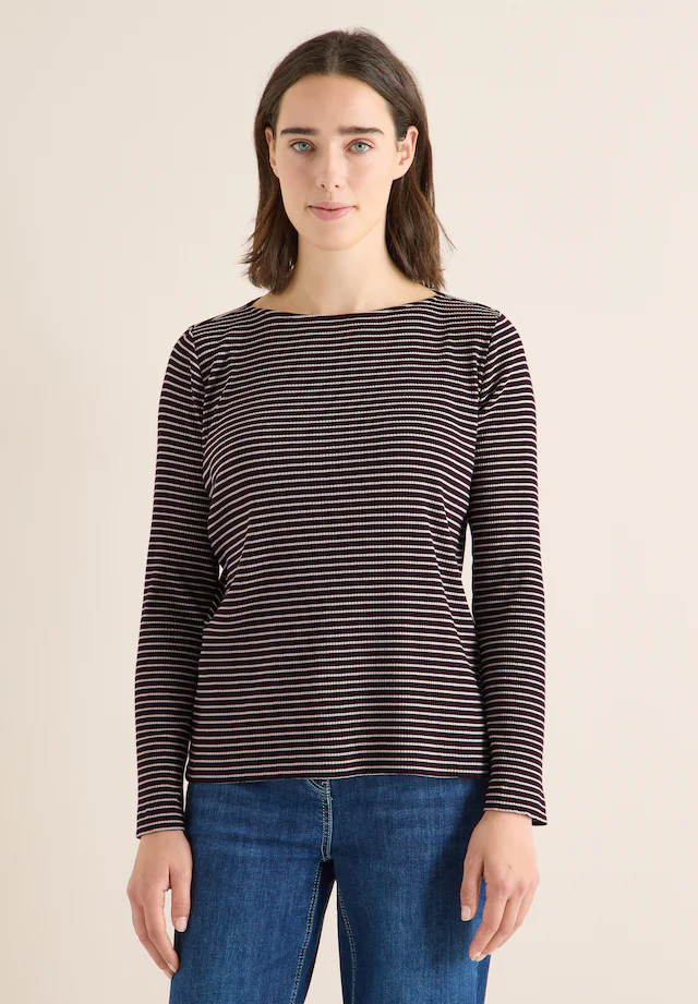 Cecil Langarmshirt mit U-Boot-Ausschnitt
